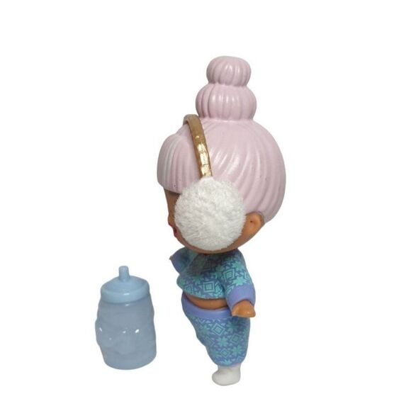 LOL Surprise Doll Uptown PROPER Lil Sis Pastel Pink Hair Mini 3" Figure Doll Toy - Picture 2 of 6